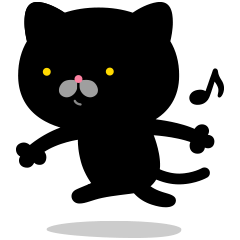にゃんこDX（毎日使える）黒猫A